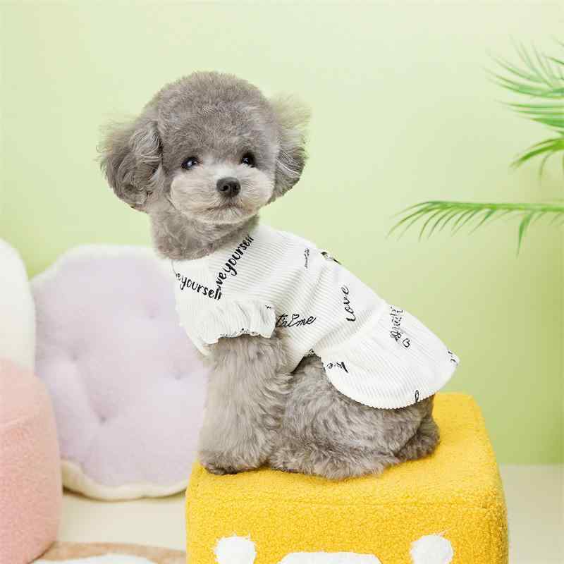 犬の服 ペットウェア 春夏 ドッグウェア ワンピース ハーネス リード付き 散歩 お出かけ 涼しい 軽量 通気性 ポリエステル 抜け毛防止 部屋着 チワワ プードル