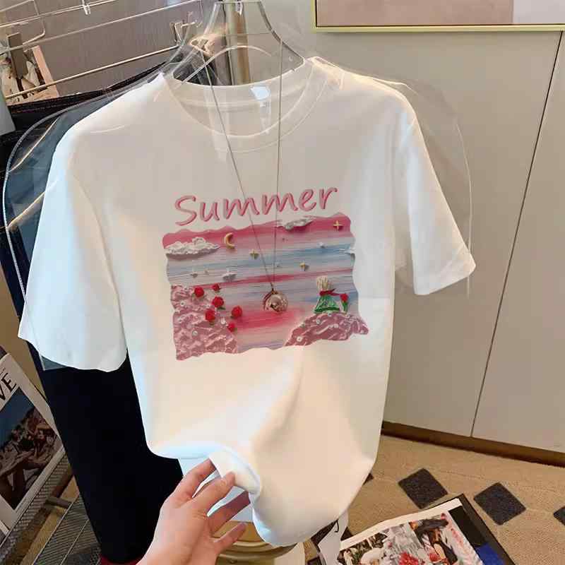 Tシャツ レディース 春夏 半袖 コットン 吸汗速乾 ゆったり トップス チュニック…