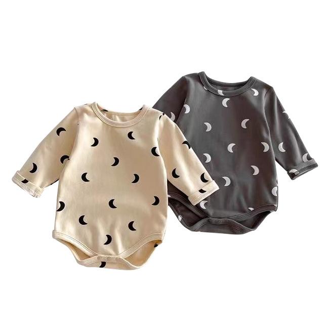 ・カテゴリ: 连身衣、爬服・主な素材: 綿・素材の含有量: ・適合年齢: 乳幼児（1～3歳、80～100cm）・対象性別: 男女兼用・袖丈: 長袖・フード: なし・厚さ: 普通・留め具の種類: スナップボタン・スタイル: 森ガール風・カラー展開: アプリコット、グレー・対応身長: 66cm、73cm、80cm、90cm
