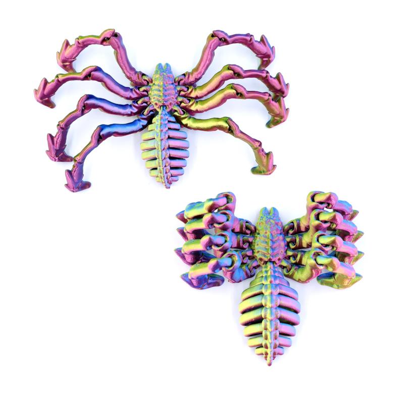 おもちゃ 男の子 キッズ 蜘蛛 スパイダー フィギュア 3Dプリンター 伸縮 リアル 昆虫 模型 置物 オブジェ インテリア プレゼント 13cm 17cm 20cm 37cm プラスチック