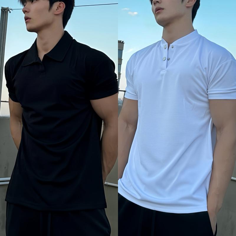 ・カテゴリ: Tシャツ・スタイル: 大襟・ネックライン: クルーネック・主な素材: 合成繊維混紡・袖丈: 半袖・カラー展開: ブラック、ホワイト、グレー、カーキ・サイズ展開: M、L、XL、2XL、3XL