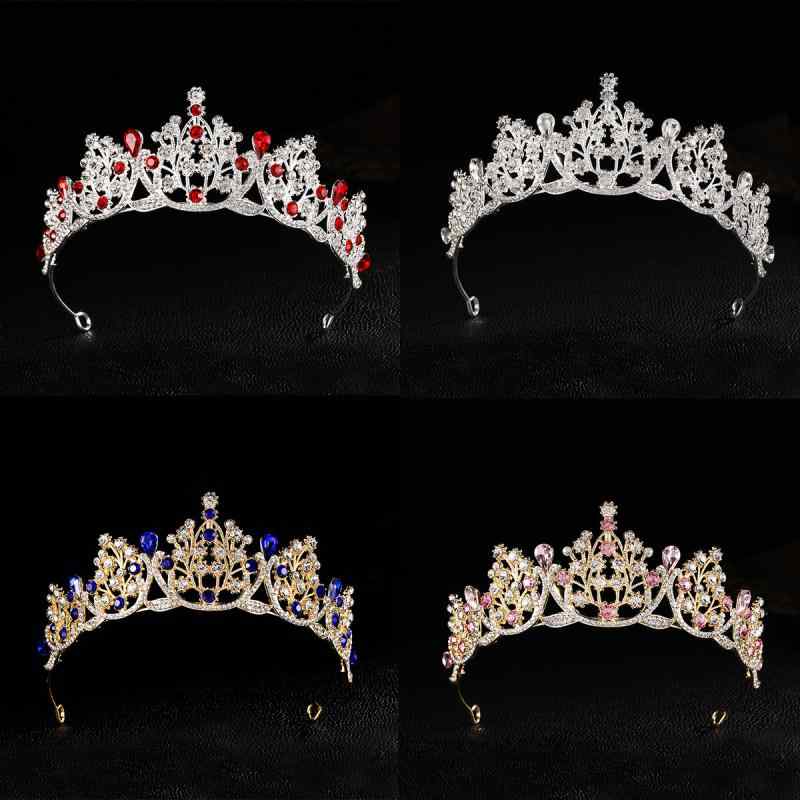 ・素材: 合金・純度: 素銀・スタイル: コンサバ、オフィス上品・デザイン: クラウン・処理プロセス: 電気メッキ・石の種類: 白水晶・カラー展開: シルバーホワイト、シルバーレッド、シルバーブルー、シルバーピンク、ゴールドホワイト、ゴールドブルー、ゴールドレッド、ゴールドピンク・カテゴリ: ヘアアクセサリー