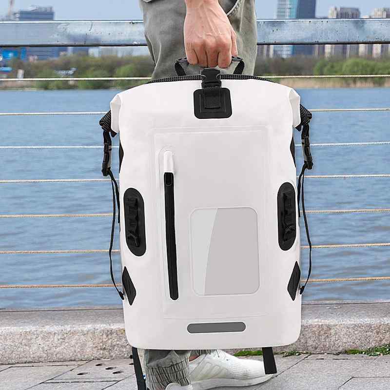 リュック 防水 大容量 30L PVC 500D ターポリン バックパック アウトドア 釣り 登...