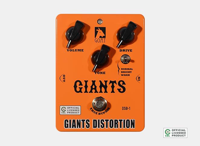 GOAT ゴート GIANTS DISTORTION ディストーション ギター エフェクター コンパクト 読売ジャイアンツ 巨人軍 ギターエフェクター ギターペダル 巨人 野球 CENTRAL FX SERIES