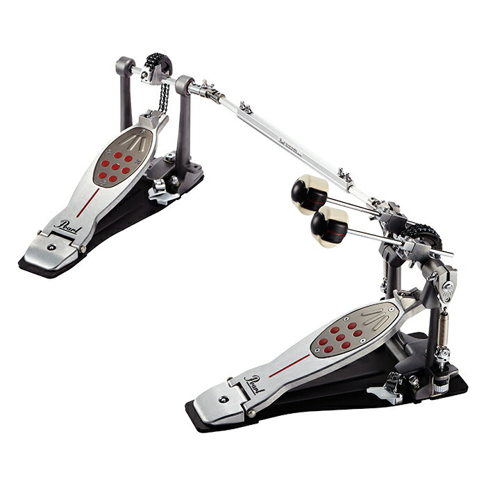【左利き用】Pearl / パール Eliminator Redline Double Pedal エリミネーターレッドライン(ツインペダルコンプリートセット)...
