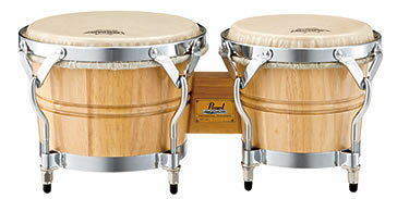 Pearl パール White Wood Bongos ホワイトウッド ボンゴ REMO レモ ニュースキンヘッド 採用 BG-209WR（8 1/2"＆7"）