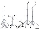 Pearl パール ドラムセット用スタンド ハードウェアセット (キックペダル・シンバルスタンド2本・スネアスタンド・ハイハットスタンド)
