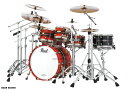 Pearl パール ドラムセット MASTER WORKS マスターワークス HERITAGE シェルセット Gloss Tamo Red Reverse-Bu...