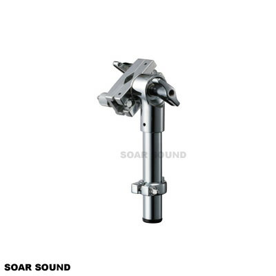 様々なホルダーをクランプし、ギアシステムで自由なアングルをもたらす、セッティング用の新しい便利なツール。22.2mm径のパイプを使ったショートタイプ。 150mm (パイプ部のみ)