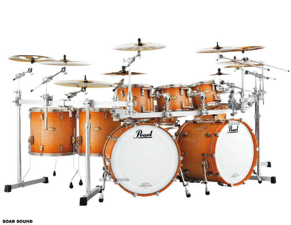 Pearl ѡ ɥॻå MASTER WORKS ޥSTADIUM 륻å Natural To Light Brown Burst Over Flame Maple