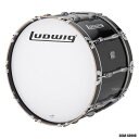 Ludwig ラディック マーチングバスドラム 16x 30 ブラック / ホワイト / シルバー 11.4kg マーチング LUMB30PX 大太鼓 BD その1