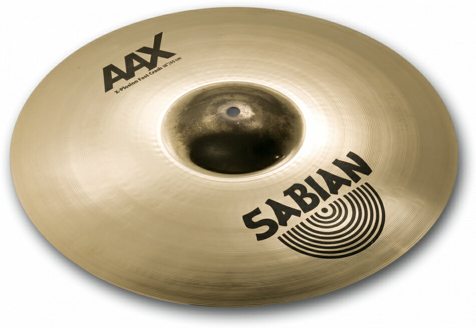 SABIAN AAX X-PLOSION FAST CRASH [AAX-18XFCS-B 18″(46cm) : Extra Thin] セイビアン AAX クラッシュシンバル