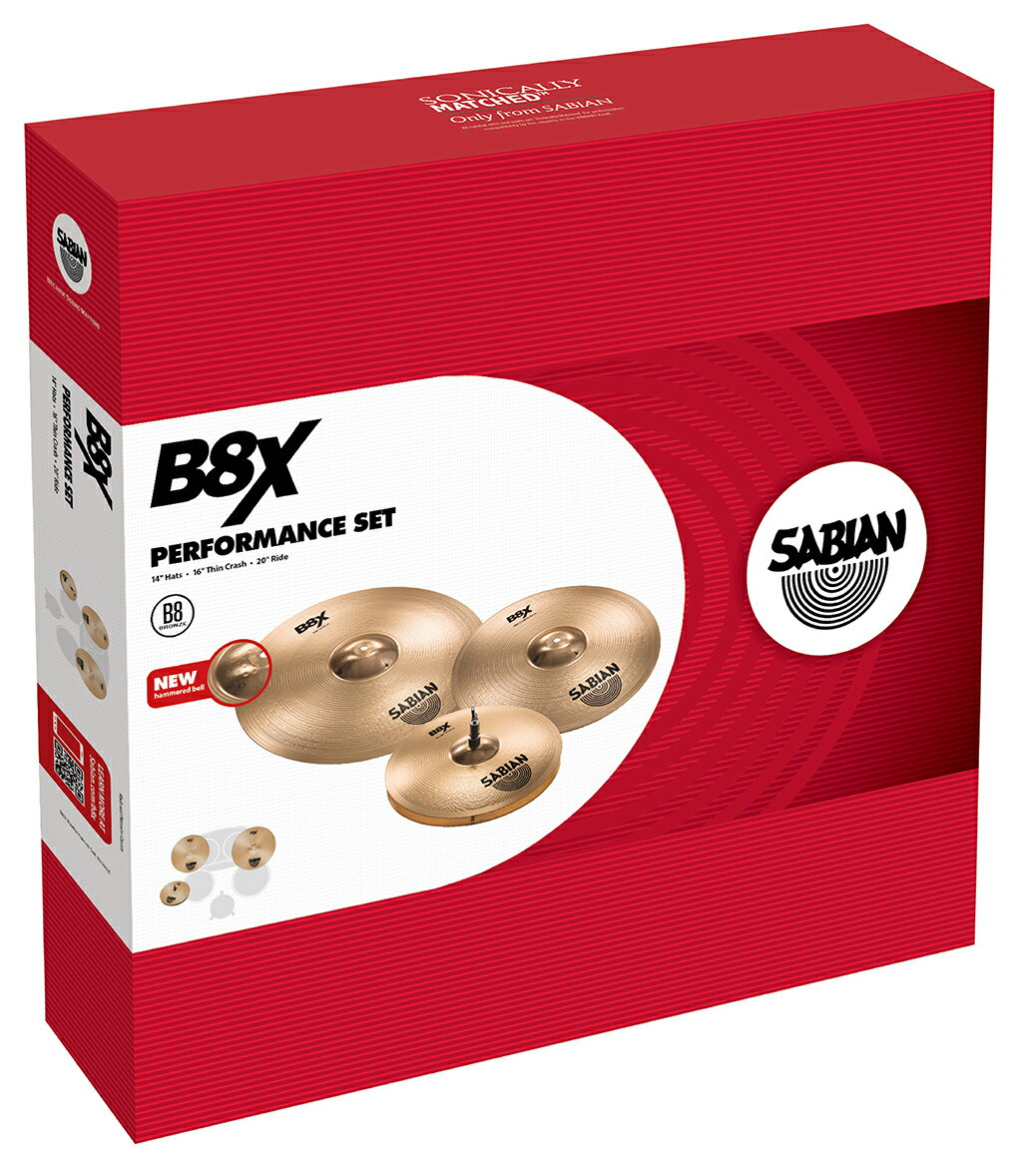 SABIAN B8X Series PERFORMANCE SET [B8X-PFSET] ӥ B8X ѥեޥ󥹥å