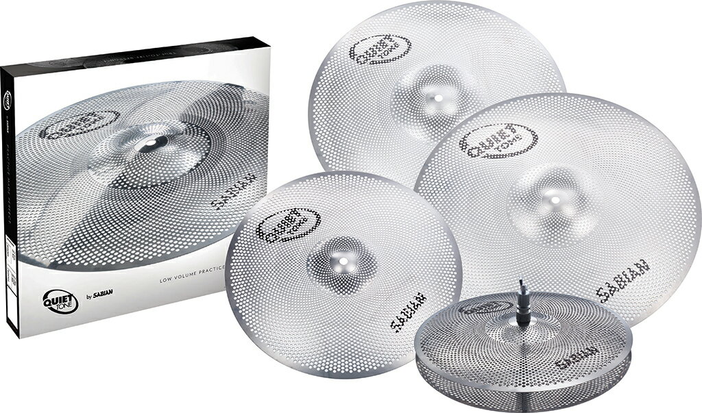 㸺 SABIAN ӥ òХ륻å 14ϥϥå / 16å / 18 å / 20 饤 SAB-QTPC504 ɥॻåȤкʤɤˡ QUIET TONE SET