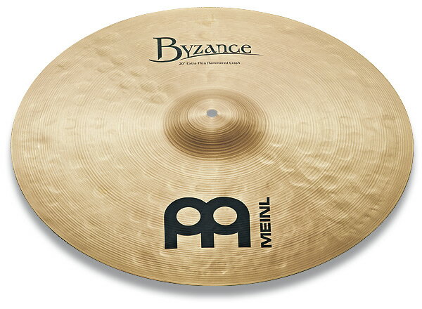 クラッシュシンバル MEINL / マイネル Byzance Traditional Series：Extra Thin Hammered Crash 20