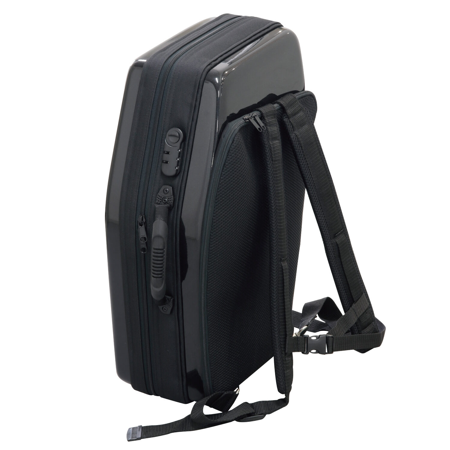 SOAR SOUNDのbags EF2SAS M-BLK(メタリックブラック) bags ケース ソプラノサックス＆アルトサックス同時収納｜アングル2
