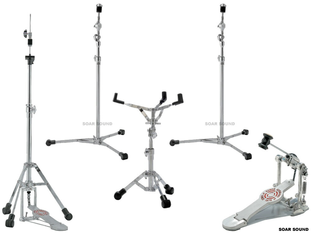 SONOR ドラム スタンド セット ハードウェア セット 2000シリーズ ライトウェイト SN-HSLT2000S ドラムセット 用 ハードウェアセット 一...