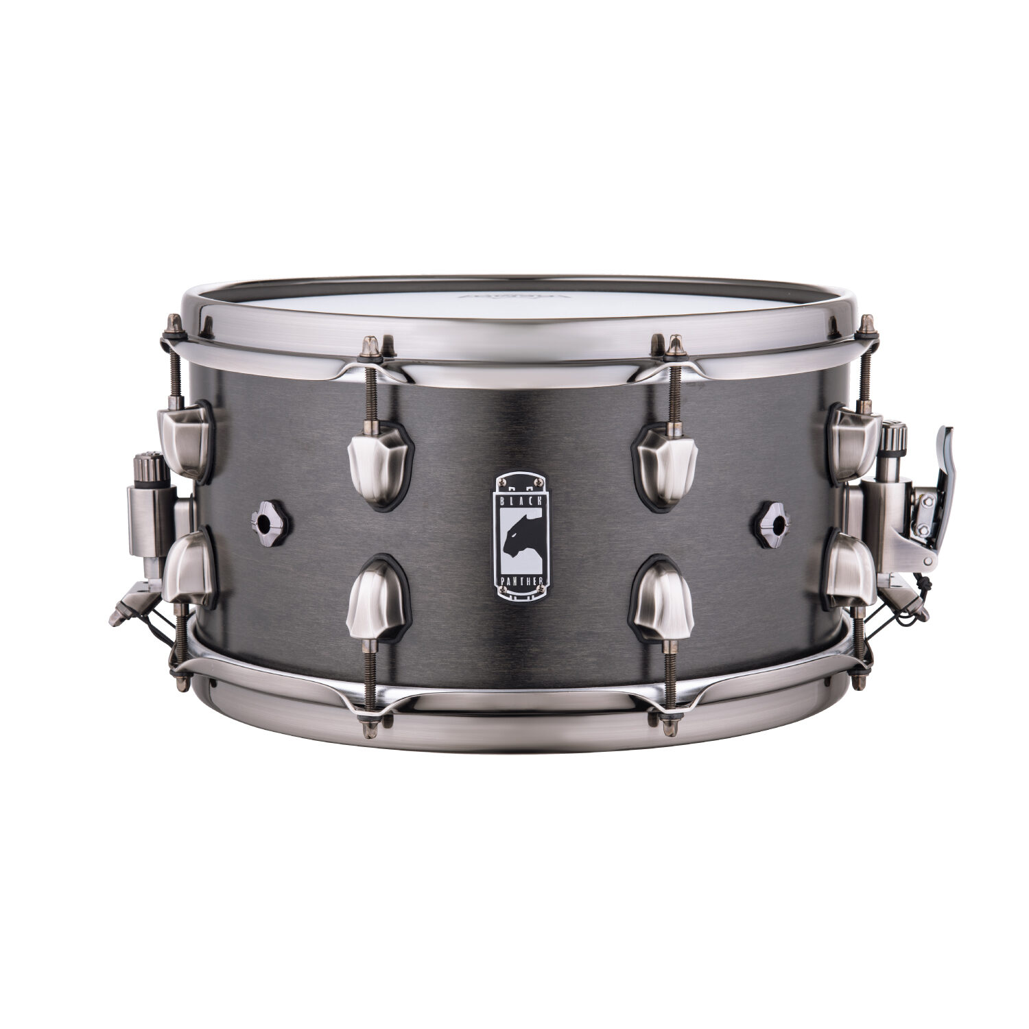 MAPEX SNARE DRUM BLACK PANTHER Hydro 13 x 7 SATIN BLACK BPNML3700LFB ...