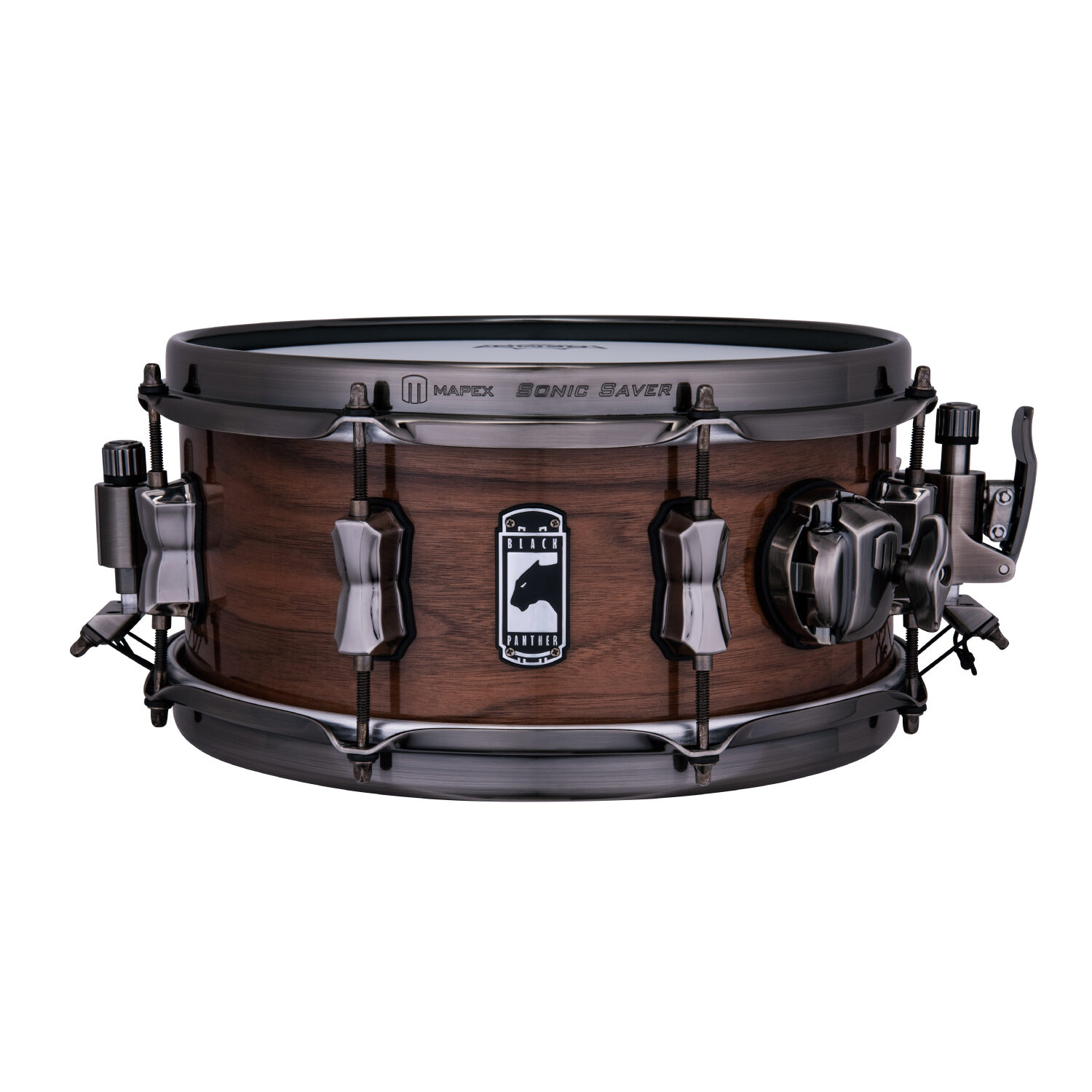 MAPEX SNARE DRUM BLACK PANTHER Goblin 12 x 5.5 High-Gloss Natural Waln...