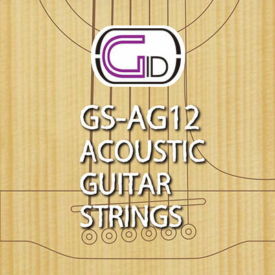 GID アコースティックギター弦 012-053 アコギ用 GSAG12 アコギ ギター用 6本セット