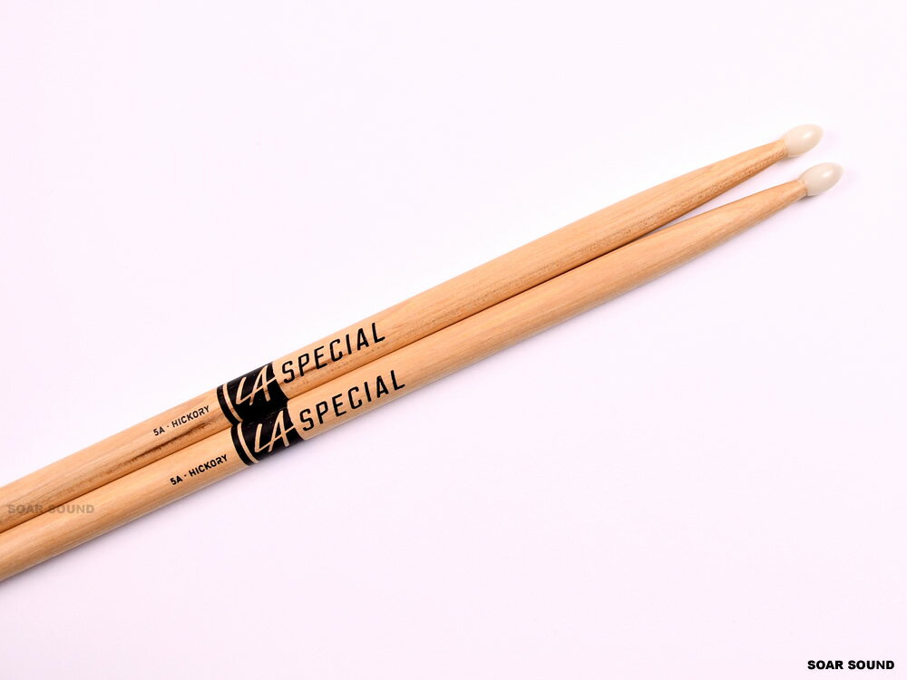 PROMARK プロマーク ナイロンチップ ドラムスティック ペア 2本1組 USA ヒッコリー 採用 LAスペシャル LA5AN / LA5BN LA Special バチ