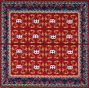 MEINL マイネル ドラムマット 200cm x 200cm オリエンタル MDRL-OR Oriental ドラム用 マット ラグ 滑り止め