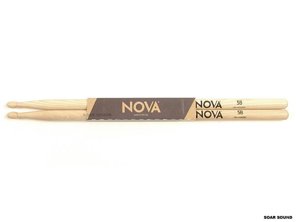 VIC FIRTH ヴィックファース NOVA ドラムスティック USA ヒッコリー NOVA-N5B 1ペア 2本組 アメリカ製 ビックファース