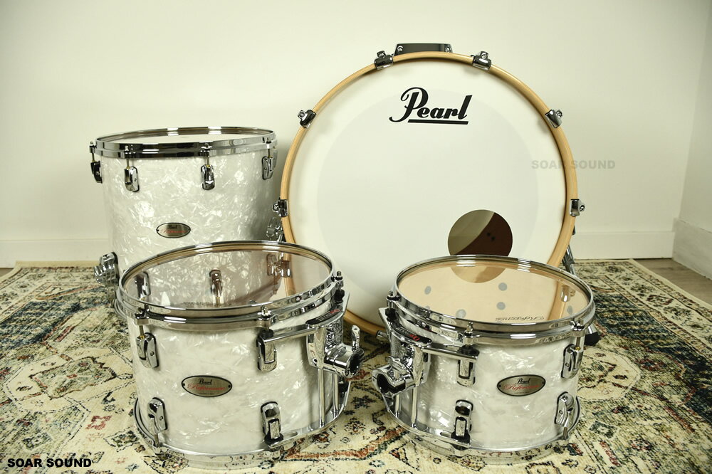 Pearl パール Reference リファレンス 448 ホワイトマリンパール ドラムセット シェルキット 4点セット