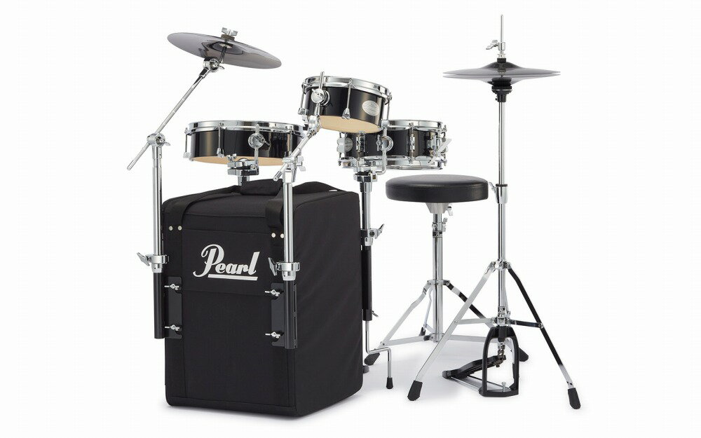 Pearl パール リズムトラベラー BLACK BOX Version2ドラムセット RT-703/CN ストリート 省スペース 本体 RHYTHM TRAV...