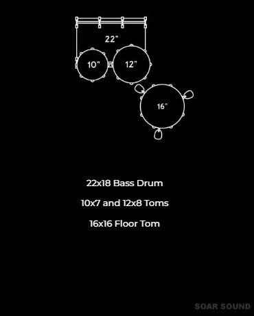 Pearl パール Masters Maple PURE マスターズメイプルピュア ドラムセット MP4 プレミアムカラー ドラム 4点セット MP4P