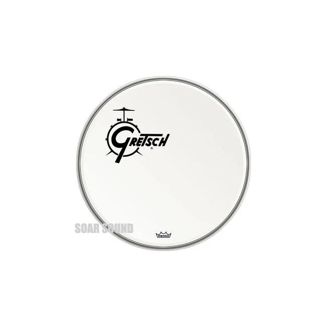 GRETSCH グレッチ ドラムヘッド GRDHCW16O(16BD用・16インチバスドラム用)コーティング16インチオフセットロゴ