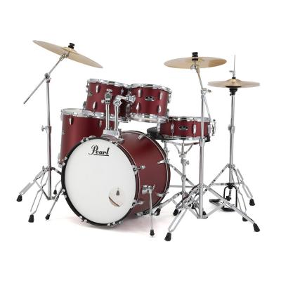 Pearl パール ドラムセット 1クラッシュシンバル Roadshow Series ロードショーシリーズ Matt Red マッドレッド RS525SCWN...
