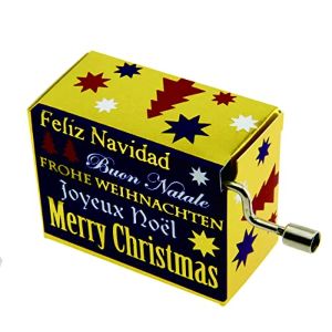 ドイツ製 手回し オルゴール MUSIC BOX おめでとうクリスマス We Wish You a Merry Christmas SOUND KING サウンドキング DA-SU12