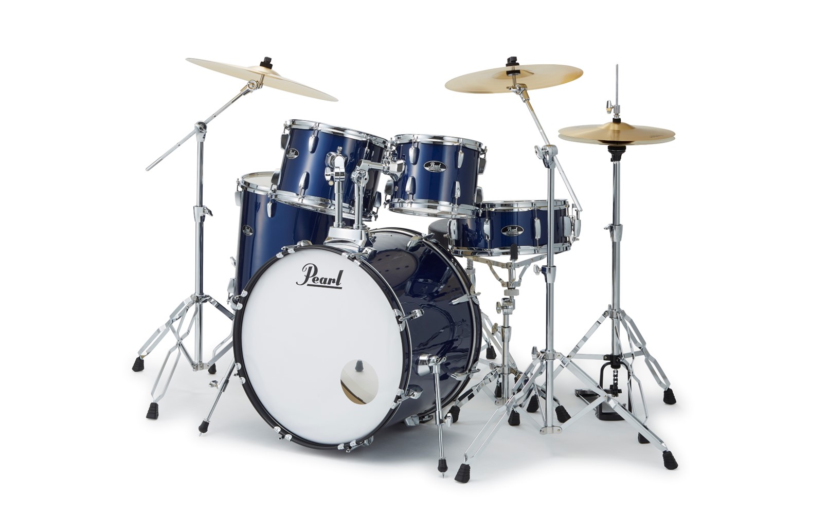 Pearl パール ドラムセット 1クラッシュシンバル Roadshow Series ロードショーシリーズ Royal Blue Metalic ロイヤルブル...