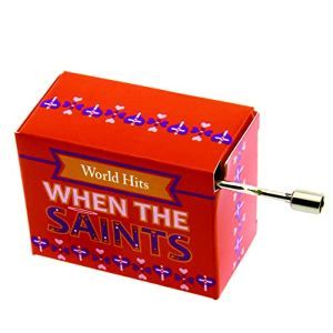 ドイツ製 手回し オルゴール MUSIC BOX 聖者の行進 When The Saints Go Marching In SOUND KING サウンドキング DA-SU38