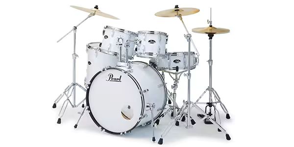 Pearl パール ドラムセット 1クラッシュシンバル Roadshow Series ロードショーシリーズ Pure White ピュアホワイト RS525S...