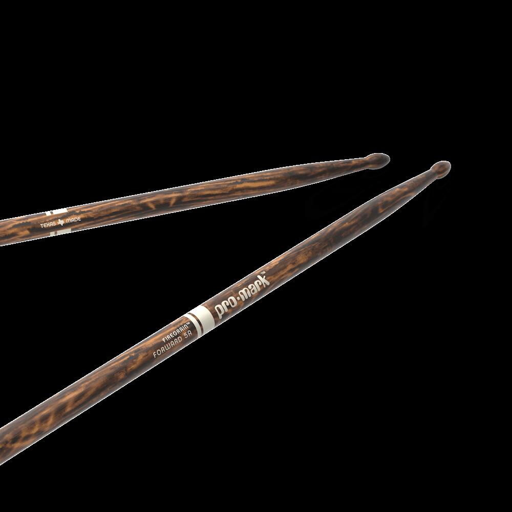 Classic 5A FireGrain 径: 14mm (5A) 全長: 406mm チップ材質: Wood チップ形状: Oval 3,000度の炎でスティックの外側を鍛え上げる革新的なプロセスでつくられたドラムスティック。