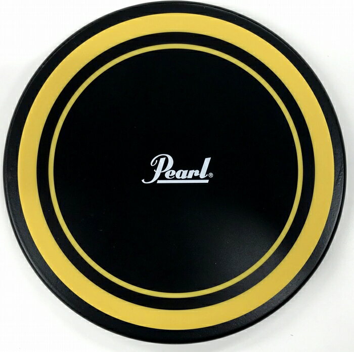 Pearl パール 8″ プロフェッショナル プラクティスパッド ストライプ イエロー 黄色 PDR-08Pトレーニングパッド ドラム 練習パッド プラックティスパッド