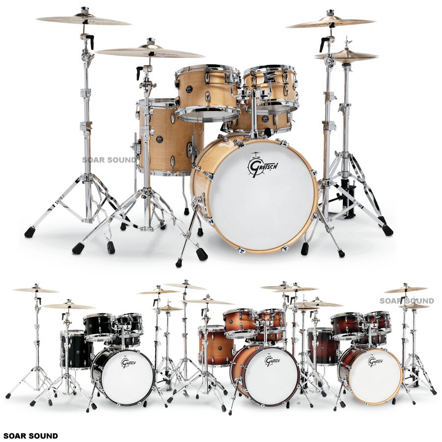 Gretsch Drums グレッチ ドラム レナウン シリーズ ラッカー フィニッシュ RN2-E605 ドラムセット シェルキット 5点セット