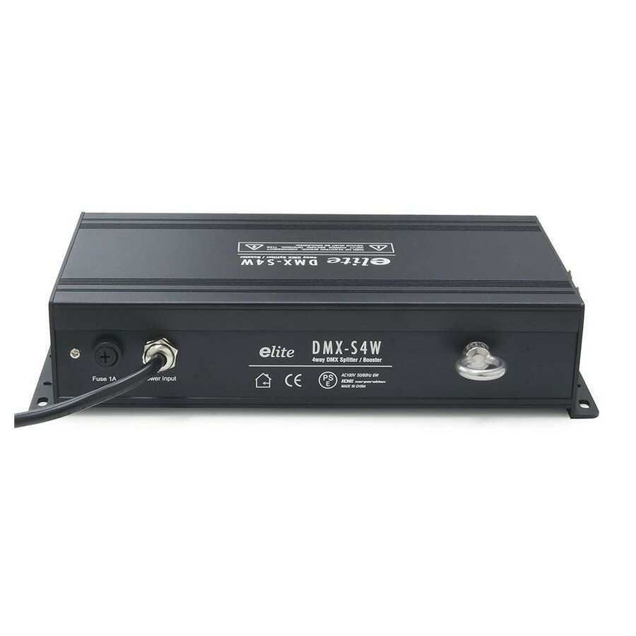 e-lite 4出力 DMX スプリッター DMXS4W 分配器