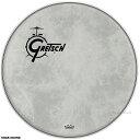 GRETSCH DRUMS グレッチ ドラム 20インチ ファイバースキン オフセット ロゴ バスドラム用 ヘッド GRDHFS20O ドラムヘッド(2)