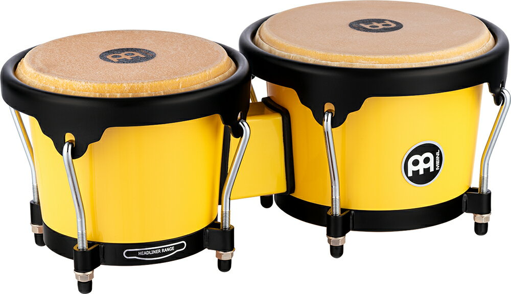 MEINL マイネル ボンゴ Journey Series Bongo HB50IY Illuminating Yellow イルミネーション イエロー 黄色 パーカッション