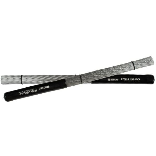 ブラシの散り方のバランスを研究し、星形のようなポリエスチレン線を採用した新しいブラシが新登場。 音量を抑えつつも低音をしっかりと出したいドラマー向けのブラシです。 グリップはビニールグリップ仕様、滑り止め効果によりしっかり握ることができます。 先端のラバーを外せばポリエスチレン線が広がり、アタック音をミュートしてサラサラした優しいサウンドを演出します。 ドラムだけに限らずカホン、シンバル、タンバリン、その他パーカッション等、様々な楽器と組み合わせて使用可能。 あなたのアイディア次第で演奏表現が無限に広がります。 SPEC || 音量★★★☆☆☆☆☆☆☆（やや小さい）硬さ★★☆☆☆☆☆☆☆☆（柔らかい）重量★★★★★★☆☆☆☆（少し重め） 材質 || ポリエスチレン グリップ || ビニール・グリップ 全長 || 365mm 直径 || 22mm 重量 || 約140g ※こちらの製品はお取り寄せとなります。 メーカーに在庫があれば2-3営業日ほどで入荷致しますが、もし在庫切れの場合は別途納期をご案内致します。 ご注文前の在庫確認、納期確認はお気軽にお問い合わせ下さい。