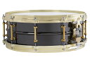 Ludwig ラディック ブラックビューティ Brass on Brass Black Beauty 5 x14 メタル スープラ フォニック ダイキャストブラスフープ ブラス シームレスシェル ブラスチューブラグ P-86ストレイナー付 LB416BT スネアドラム