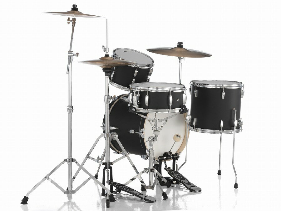 Pearl パール MIDTOWN シリーズ 4点セット ドラムセット MT564/C-D 752 Matte Asphalt Black ブラック