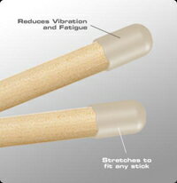 ウェッジのアンチバイブショックスは、ドラムスティックのエンド部に取り付けるだけで腕の疲労感の原因となるスティックから伝わる高周波振動を吸収・除去します。特に練習パッドやエレクトリックドラムのような、通常よりも硬いヘッド表面を叩く際に取り付ければ、その効果は絶大です。 あらゆるドラムスティックにフィットするストレッチ構造となっています。 &nbsp; 定形外郵便OK！