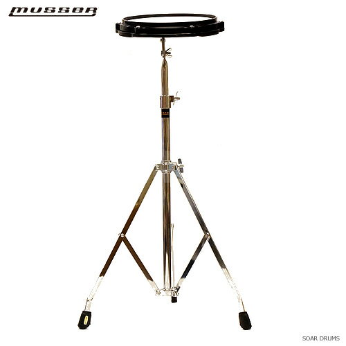 MUSSER マッサー ドラム練習台セット 8インチ プラックティスパッド+スタンドセット PDP1511 スタンド付属 PDP-1511 ドラム 練習パッド