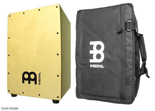 【ケース付！】CAJON / カホン : MEINL (マイネル) / MCAJ100BK-MA+ (with bag) 初心者、入門用にもお勧め！