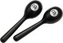 プラスチックエッグマラカス PEMBK Black MEINL/マイネル