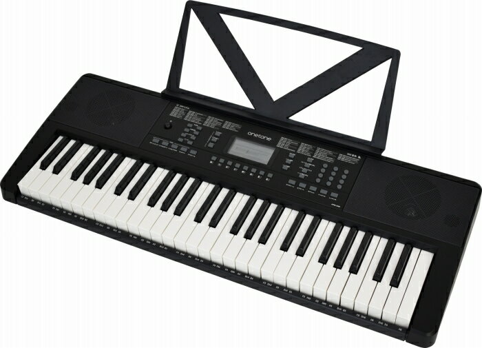 リニューアルモデル！ 54鍵盤 ONETONE ワントーン キーボード ピアノ OTK-54N BK ブラック 電子ピアノ 初心者に最適！ 黒色
